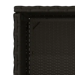 vidaXL Tuinkast 50x55x115 cm poly rattan zwart