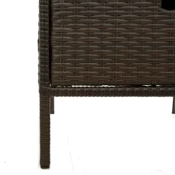 vidaXL Tuinkast 55x59x80 cm poly rattan bruin