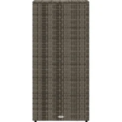 vidaXL Tuinkast 50x55x115 cm poly rattan grijs
