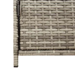 vidaXL Tuinkast 83x45x76 cm poly rattan grijs