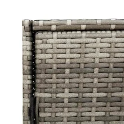 vidaXL Tuinkast 83x45x76 cm poly rattan grijs