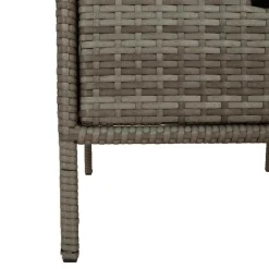 vidaXL Tuinkast 55x59x80 cm poly rattan grijs