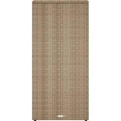 vidaXL Tuinkast 50x55x115 cm poly rattan beige