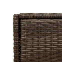 vidaXL Tuinkast 55x55x111 cm poly rattan bruin