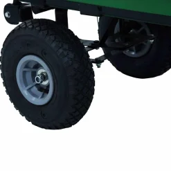 vidaXL Tuinkiepwagen 300 kg 75L groen