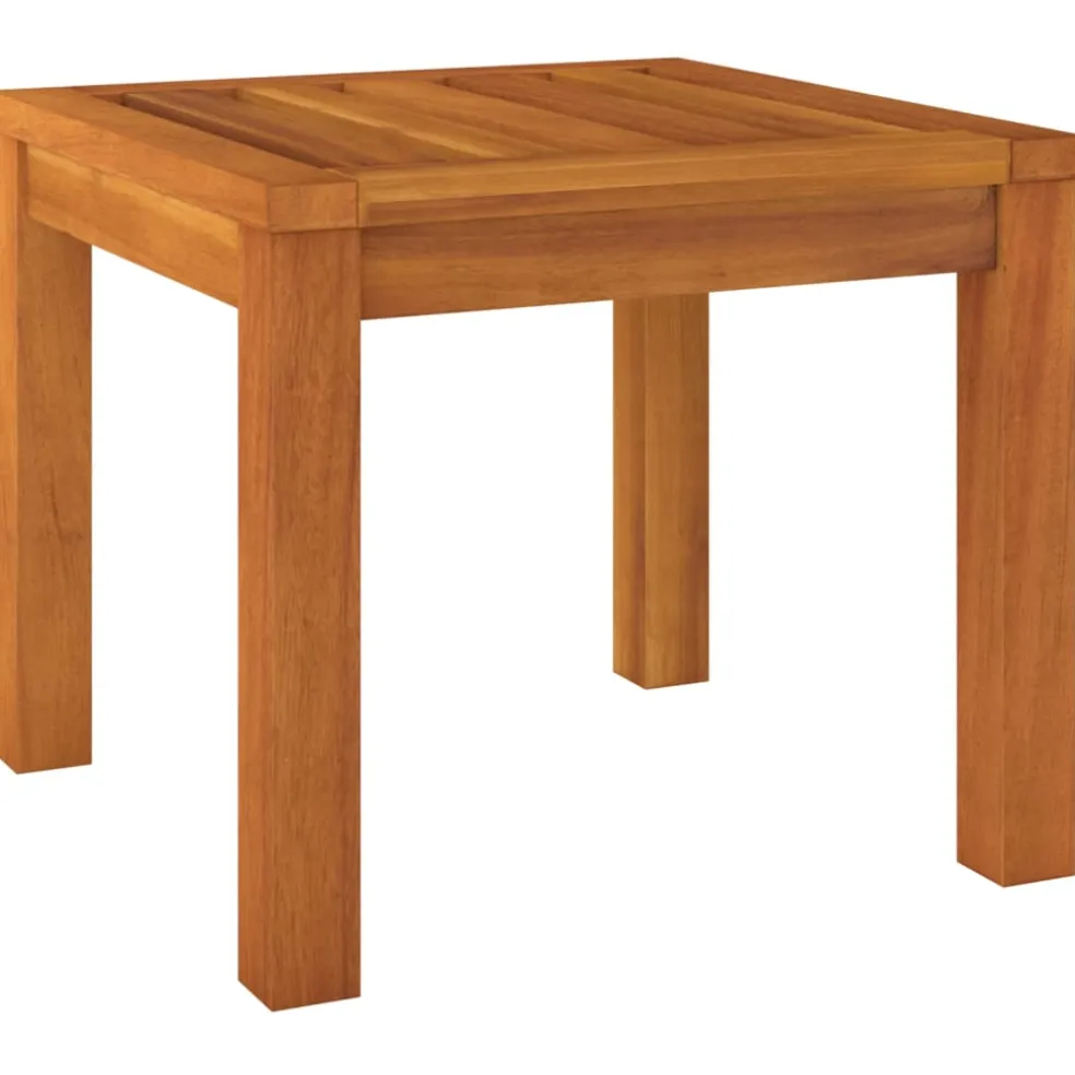 vidaXL Tuinkrukjes 2 st met kussens 40x40x42 cm massief acaciahout