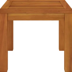 vidaXL Tuinkrukjes 2 st met kussens 40x40x42 cm massief acaciahout