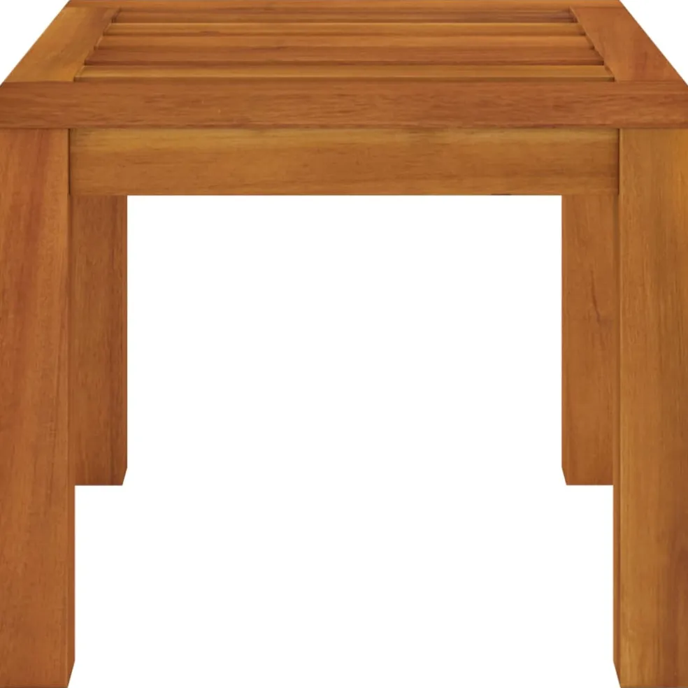 vidaXL Tuinkrukjes 2 st met kussens 40x40x42 cm massief acaciahout