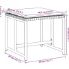 vidaXL Tuinkrukken met kussens 4 st poly rattan zwart