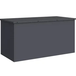 vidaXL Tuinkussenopbergdoos Gegalvaniseerd staal 100 x 50,5 x 50 cm