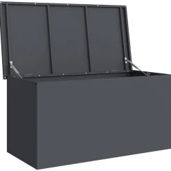 vidaXL Tuinkussenopbergdoos Gegalvaniseerd staal 100 x 50,5 x 50 cm