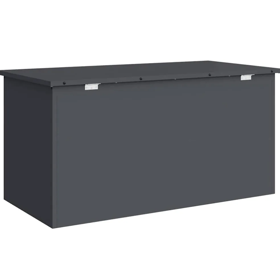 vidaXL Tuinkussenopbergdoos Gegalvaniseerd staal 100 x 50,5 x 50 cm