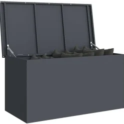 vidaXL Tuinkussenopbergdoos Gegalvaniseerd staal 100 x 50,5 x 50 cm