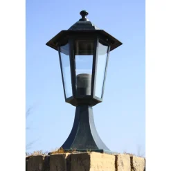 vidaXL Tuinlantaarn Preston 41 cm groen