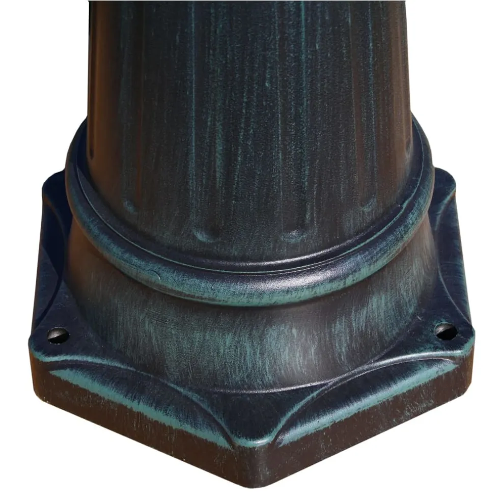 vidaXL Tuinlantaarn Preston 2-arms 215 cm donkergroen