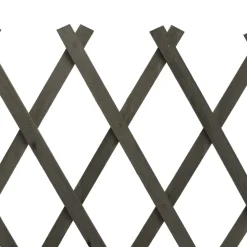 vidaXL Tuinlatwerk 120x60 cm massief vurenhout grijs