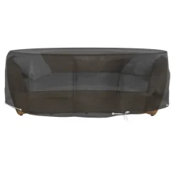 vidaXL Tuinmeubelhoes eilandlounge 8 oogjes rond Ø 188x50 cm