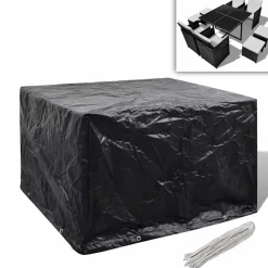 vidaXL Tuinmeubelhoes met 8 oogjes 113x113x73 cm
