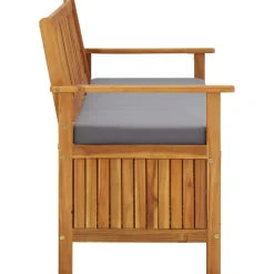 vidaXL Tuinopbergbank 120 cm massief acaciahout