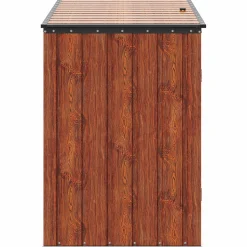 vidaXL Tuinopslagdoos Bruin 151,5 x 82 x 110,5 cm Staal