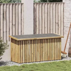 vidaXL Tuinopslagdoos Geïmpregneerd grenenhout 119 x 44 x 58,5 cm