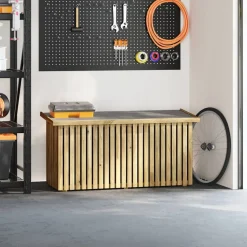 vidaXL Tuinopslagdoos Geïmpregneerd grenenhout 119 x 44 x 58,5 cm