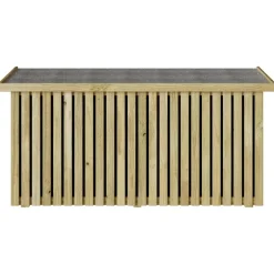vidaXL Tuinopslagdoos Geïmpregneerd grenenhout 119 x 44 x 58,5 cm