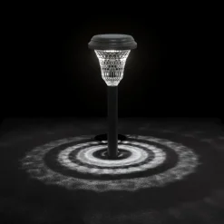 vidaXL Tuinpadverlichting 12 st solar met grondpennen wit