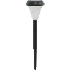 vidaXL Tuinpadverlichting 12 st solar met grondpennen wit