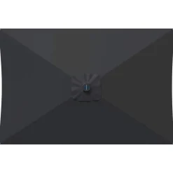 vidaXL Tuinparasol met LED-lampen en voet 200 x 300 cm Polyester