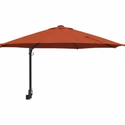 vidaXL Tuinparasol 248 x 248 x 148 cm Polyester en staal Terracotta