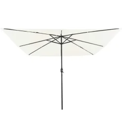 vidaXL Tuinparasol Zand 295 x 295 x 245 cm Polyester en staal