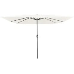 vidaXL Tuinparasol Zand 295 x 295 x 245 cm Polyester en staal