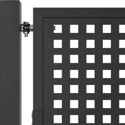 vidaXL Tuinpoort Antraciet 100x75 cm Staal