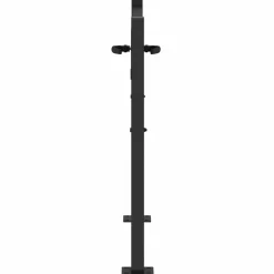 vidaXL Tuinpoort 110 x 105 cm Poedergecoat staal Zwart Vergrendelbaar