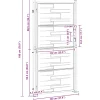 vidaXL Tuinpoort 85 x 174 cm Roestvrij staal Zilver Vergrendelbaar