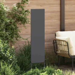 vidaXL Tuin Privacy Screen Antraciet 32 x 140 cm Koudgewalst staal