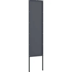 vidaXL Tuin Privacy Screen Antraciet 32 x 140 cm Koudgewalst staal
