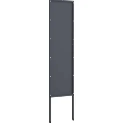 vidaXL Tuin Privacy Screen Antraciet 32 x 140 cm Koudgewalst staal