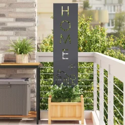 vidaXL Tuin Privacy Screen Antraciet 32 x 140 cm Koudgewalst staal