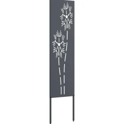 vidaXL Tuin Privacy Screen Antraciet 32 x 140 cm Koudgewalst staal