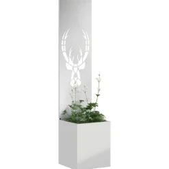 vidaXL Tuin Privacy Screen Dierenprint Zilver 32 x 32 x 150 cm