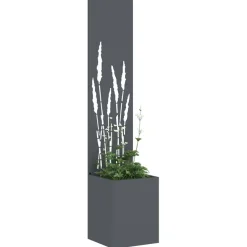 vidaXL Tuin Privacy Screen Fretwerk Antraciet 32 x 32 x 150 cm