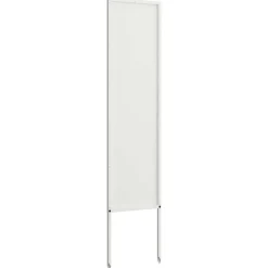 vidaXL Tuin Privacy Screen Fretwerk Wit 32 x 140 cm Koudgewalst staal