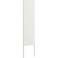vidaXL Tuin Privacy Screen Fretwerk Wit 32 x 140 cm Koudgewalst staal