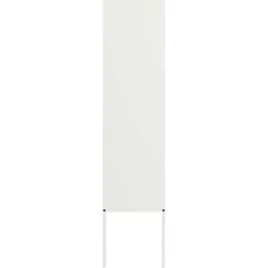 vidaXL Tuin Privacy Screen Fretwerk Wit 32 x 140 cm Koudgewalst staal