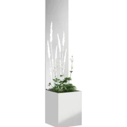 vidaXL Tuin Privacy Screen Fretwerk Zilver 32 x 32 x 150 cm