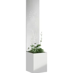 vidaXL Tuin Privacy Screen Fretwerk Zilver 32 x 32 x 150 cm