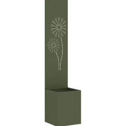 vidaXL Tuin Privacy Screen Fretwerk Olijfgroen 32 x 32 x 150 cm