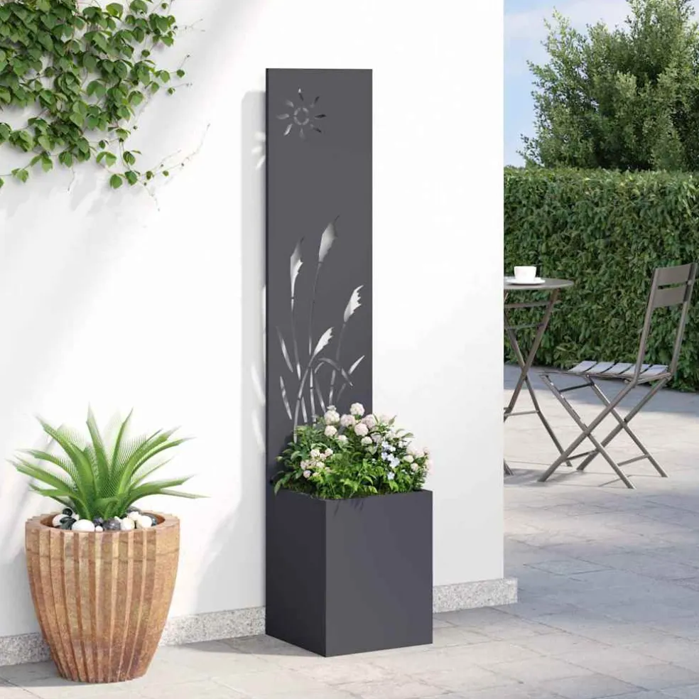 vidaXL Tuin Privacy Screen Fretwerk Olijfgroen 32 x 32 x 150 cm